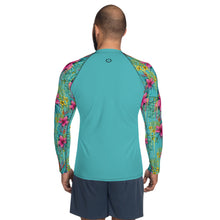 Load image into Gallery viewer, SLEEVETAT - Floral Rash Guard (Viking Blue)
