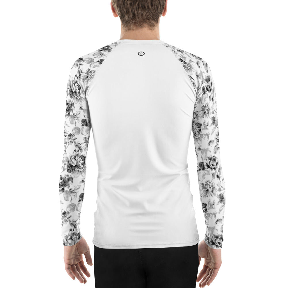 SLEEVETAT - Vintage Floral Rash Guard (White)