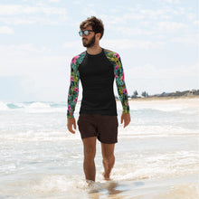 Load image into Gallery viewer, SLEEVETAT - Floral Rash Guard (Black)
