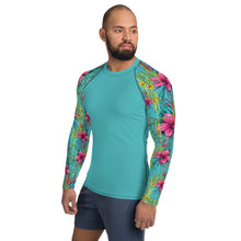 Load image into Gallery viewer, SLEEVETAT - Floral Rash Guard (Viking Blue)
