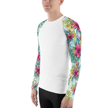 Load image into Gallery viewer, SLEEVETAT - Floral Rash Guard (White)
