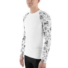 Load image into Gallery viewer, SLEEVETAT - Vintage Floral Rash Guard (White)
