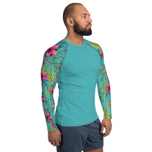 Load image into Gallery viewer, SLEEVETAT - Floral Rash Guard (Viking Blue)
