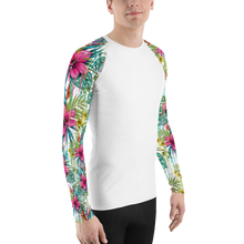 Load image into Gallery viewer, SLEEVETAT - Floral Rash Guard (White)
