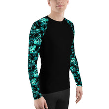 Load image into Gallery viewer, SLEEVETAT - Vintage Floral Rash Guard (Black)
